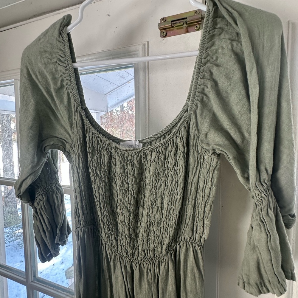 THE DEIA DRESS // SAGE // BEACHWOOD the label - Picture 5 of 5